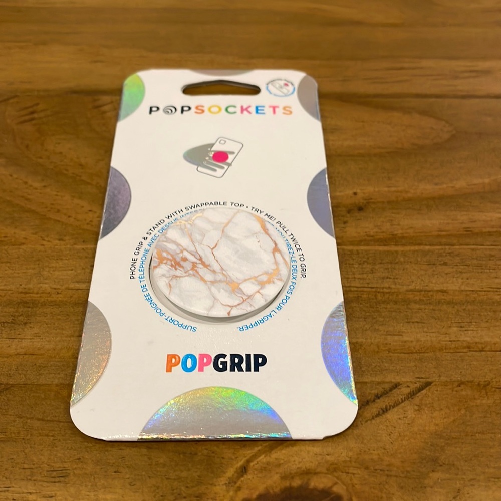 NWT FAUX MARBLE POPSOCKET